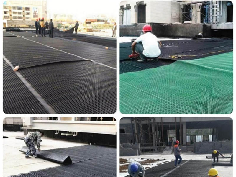Çevre Dostu İnşaat Su Tutma Drenaj Paneli Plastik Levha HDPE Drenaj Levhası Ekstrüzyon Makinesi